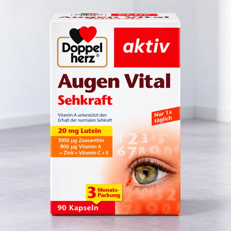 Doppelherz Augen Vital Sehkraft, 90 Kapseln