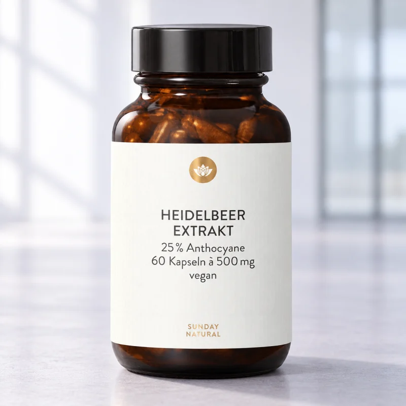 Sunday Natural Heidelbeer Extrakt, 60 Kapseln