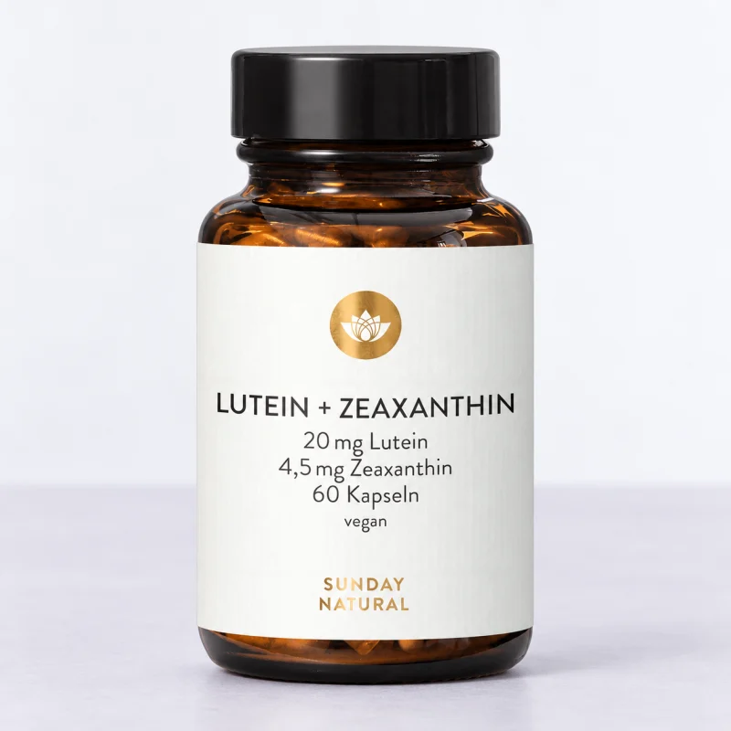 Sunday Natural Lutein + Zeaxanthin, 60 Kapseln