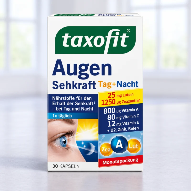 taxofit Augen Sehkraft Tag+Nacht, 30 Kapseln